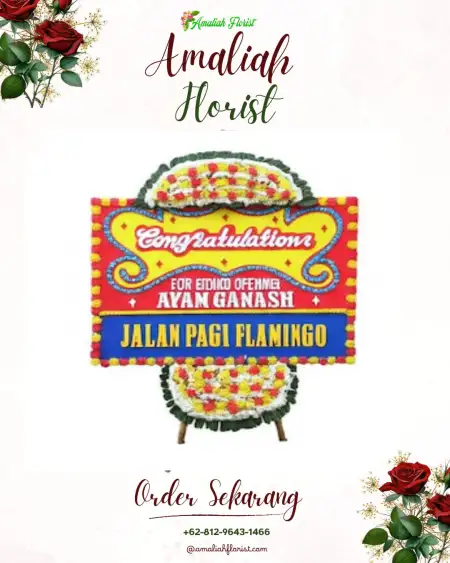 Sewa Papan Bunga Sengon